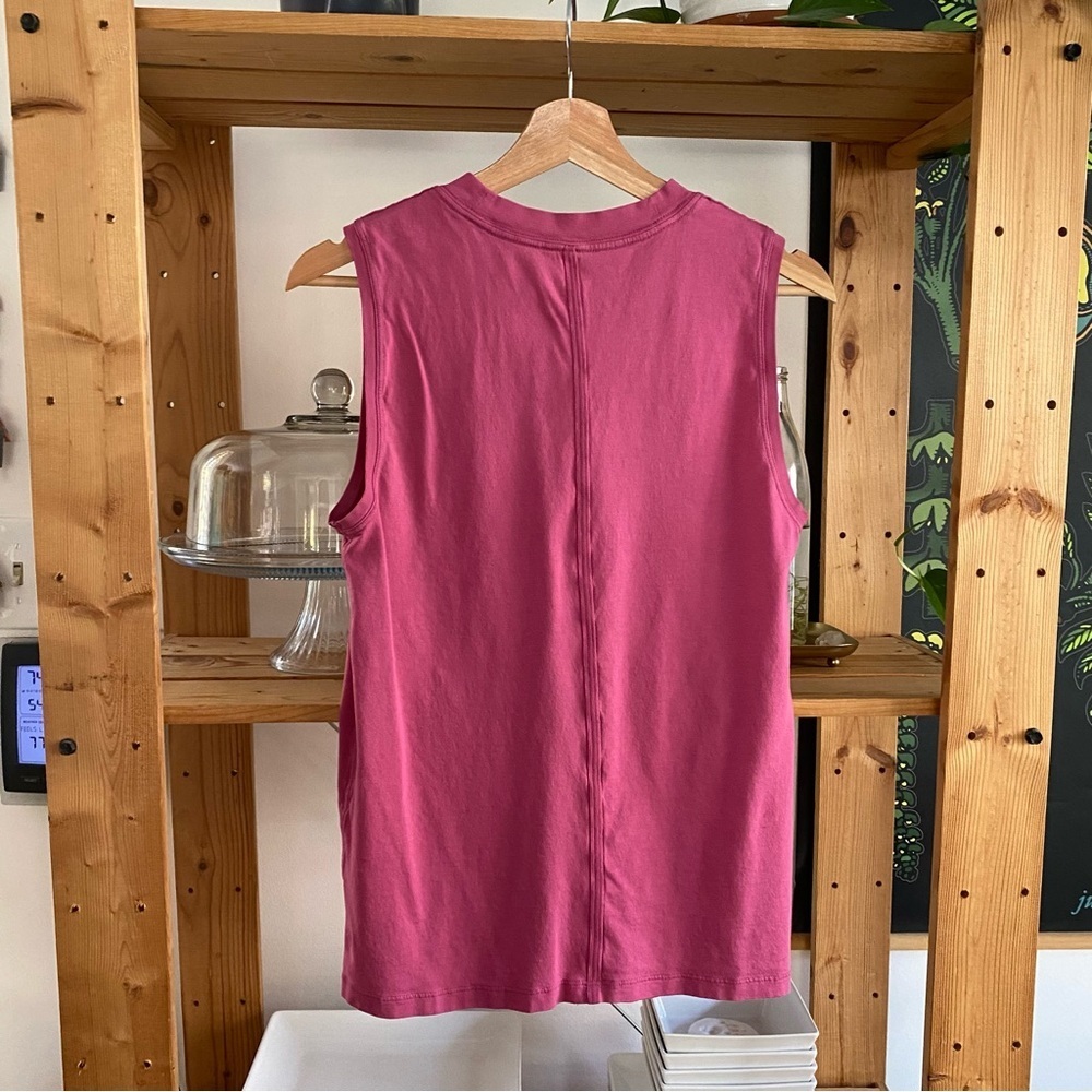 Lululemon Berry Pink All Yours Pima Cotton Tank Top Small - Picture 7 of 15